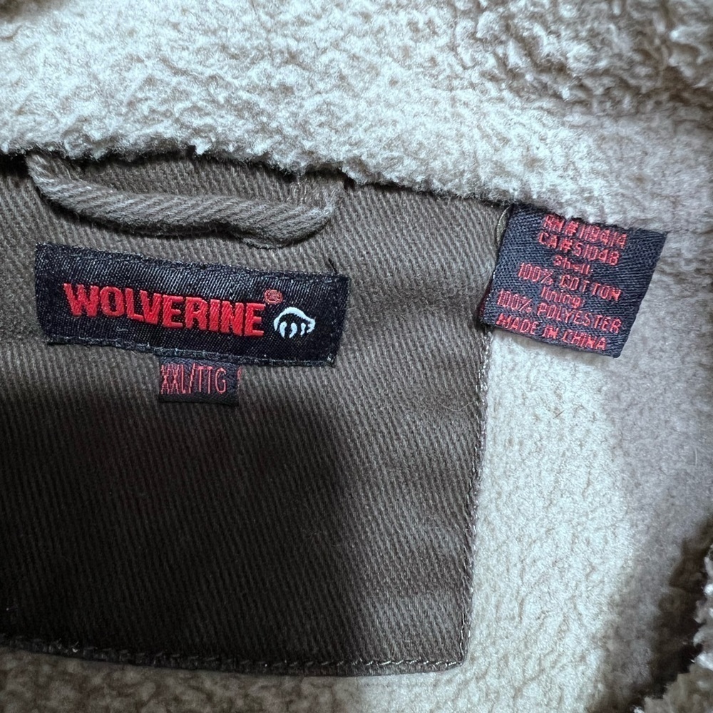 Wolverine rugged heavy duty Sherpa lined mens vest size XXL - Picture 3 of 12
